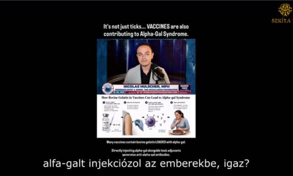 Hús-allergiát okozó Alfa-gal van a vakcinákban?