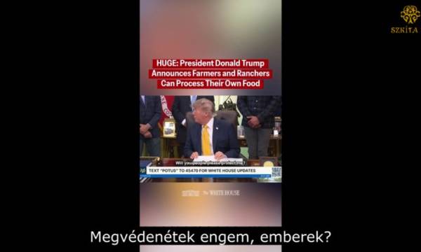 Trump: A termelők és gazdák ezentúl saját maguk feldolgozhatják és értékesíthetik termékeiket